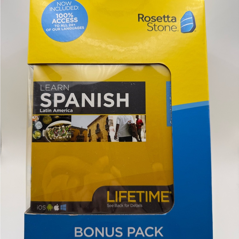 Rosetta Stone Spanish Language Learning Pack